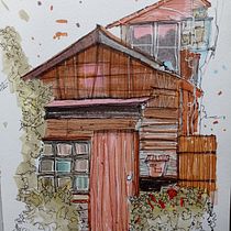 My project for course: Expressive Architectural Sketching with Colored Markers. Sketching, Drawing, Architectural Illustration, Sketchbook & Ink Illustration project by tar_viktoria - 08.11.2022