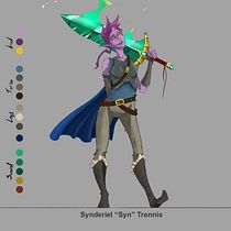 3D Character Design: From Drawing to Modeling - Syn Trennis. Projekt z dziedziny Trad, c, jna ilustracja, 3D, Projektowanie postaci, Ilustracja c, frowa,  Modelowanie 3D, Projektowanie postaci 3D i  Projektowanie 3D użytkownika Michael McCrorie - 09.08.2022