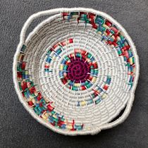 My project for course: Basket Weaving for Beginners: The Coiling Technique. Accessor, Design, Arts, Crafts, Fashion Design, Fiber Arts, and Textile Design project by Sabine Nimz - 08.11.2022
