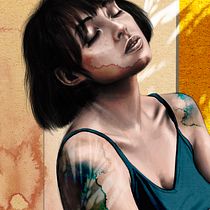 My project for course: Illustrated Portraits with Procreate. Ilustração tradicional, Ilustração vetorial, Ilustração digital, e Desenho de retrato projeto de Krzysztof Mliczek - 11.08.2022