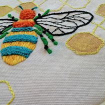 Mi proyecto del curso: Introducción al bordado en relieve. Projekt z dziedziny  Haft, Wzornictwo tekst i liów użytkownika Sonia Franco - 11.08.2022