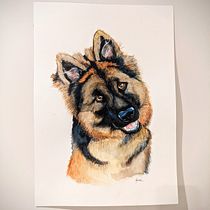 My project for course: Expressive Animal Portraits in Watercolor . % rachelyoulden98 tarafından hazırlanan Geleneksel illüstras, on, Sulubo, a Resim, Gerçekçi Çizim, Doğalcı İllüstras, Ve on projesi - 08.05.2022