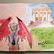 Mi proyecto del curso: Sketching artístico en acuarela: atrévete a expresar tus ideas . Traditional illustration, Sketching, Creativit, Drawing, Watercolor Painting, and Sketchbook project by Nacho Murugarren - 08.12.2022