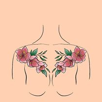 Mein Kursprojekt: Botanisches Tattoo-Design mit Procreate. Ilustração tradicional, Ilustração digital, Desenho de tatuagens e Ilustração botânica projeto de pmu_nomin - 12.08.2022