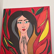Grace Under Pressure. Un projet de Peinture, Peinture acr, lique , et Création de motifs de Mahwash Ajaz - 09.08.2022