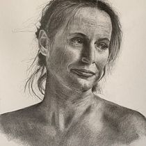 My project for course: Realistic Portrait with Graphite Pencil. Ilustração tradicional, Artes plásticas, Esboçado, Desenho a lápis, Desenho, Desenho de retrato, Desenho realista, Desenho artístico, e Desenho anatômico projeto de Dan Bamford - 08.08.2022