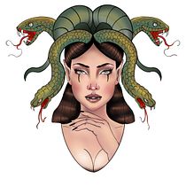 Il mio progetto del corso: Design e illustrazione digitale di tatuaggi con Procreate. Traditional illustration, Graphic Design, Digital Illustration, Tattoo Design, and Digital Drawing project by Francesca Norma Romano - 08.12.2022