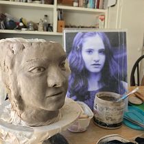 My project for course: Introduction to Clay Figurative Sculpture. Fine Arts, and Sculpture project by rivfish - 08.12.2022