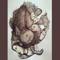 Mein Kursprojekt: Kugelschreiber-Illustration im Skizzenbuch: Aus Fehlern lernen. Esboçado, Desenho, Sketchbook e Ilustração com tinta projeto de marina_marthaler - 12.08.2022