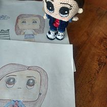 Mi proyecto del curso: Amigurumis: personas tejidas a crochet. Arts, Crafts, To, Design, Fiber Arts, Crochet, Amigurumi, and Textile Design project by Ayde Hoyos - 08.12.2022