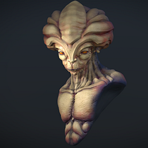 Mi proyecto del curso: Personajes ilustrados en 3D desde tu iPad. Un proyecto de Ilustración tradicional, 3D, Diseño de personajes, Ilustración digital, Modelado 3D, Diseño de personajes 3D y Pintura digital de Juanma Alcon - 13.08.2022