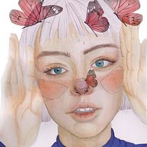 Mi proyecto del curso: Retrato ilustrado en acuarela. Un projet de Illustration traditionnelle, Beaux Arts, Peinture, Dessin, Aquarelle, Dessin de portrait , et Dessin artistique de Mariana Guajardo - 13.08.2022