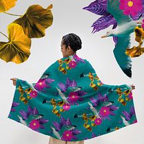 Meu projeto do curso: Estampado têxtil com técnicas digitais. Pattern Design, Design de moda, e Estampagem projeto de Cléu Sampaio - 09.08.2022