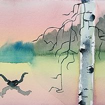 Il mio progetto del corso: Paesaggi ad acquerello ricchi di atmosfera Ein Projekt aus dem Bereich Bildende Künste, Malerei und Aquarellmalerei von Giulia Cicchinelli - 13.08.2022