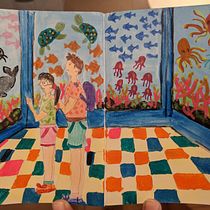 My project for course: Exploratory Sketchbook: Find Your Drawing Style. Un proyecto de Ilustración tradicional, Bocetado, Creatividad, Dibujo, Pintura a la acuarela, Sketchbook y Pintura gouache de bakshitikli - 13.08.2022