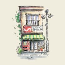 My project for course: Expressive Architectural Sketching with Colored Markers. Sketching, Drawing, Architectural Illustration, Sketchbook & Ink Illustration project by Attila Ökrös - 08.13.2022