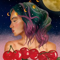 Mi proyecto del curso: Retratos digitales de fantasía con Photoshop. Traditional illustration, Drawing, Digital Illustration, Portrait Drawing, Digital Drawing, and Digital Painting project by ximena flores n - 08.13.2022