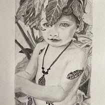 Mon projet du cours : Portrait réaliste au crayon : jouez avec les histoires et les émotions. Pencil Drawing, Traditional illustration, Drawing, Portrait Drawing, and Realistic Drawing project by Delphine Bouillon Kiefer - 08.14.2022