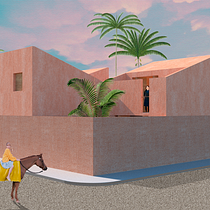 Mi proyecto del curso: Representación gráfica de proyectos arquitectónicos. Un projet de Architecture, Design graphique, Architecture d'intérieur, Design d'intérieur, Pa, sagisme, Collage, Architecture numérique et Illustration architecturale de Michelle Pecero - 14.08.2022
