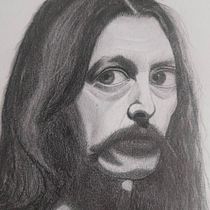 My project for course: Realistic Portrait with Graphite Pencil. Ilustração tradicional, Artes plásticas, Esboçado, Desenho a lápis, Desenho, Desenho de retrato, Desenho realista, Desenho artístico, e Desenho anatômico projeto de Анелиа Дудина - 14.08.2022