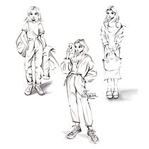 My project for course: Drawing Appealing Characters with Personality. Design de personagens, Esboçado, Desenho, Stor, telling, Stor, board, Desenho artístico, e Narrativa projeto de Julia Kobzar - 13.08.2022