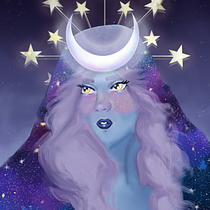 My project for course: Digital Fantasy Portraits with Photoshop. Traditional illustration, Drawing, Digital Illustration, Portrait Drawing, Digital Drawing, and Digital Painting project by Zumi - 08.14.2022