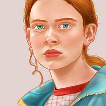 My project for course: Digital Fantasy Portraits with Photoshop. Traditional illustration, Drawing, Digital Illustration, Portrait Drawing, Digital Drawing, and Digital Painting project by Azalia Leal - 08.14.2022