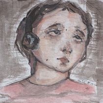Mi proyecto del curso: Retrato artístico en acuarela. Fine Arts, Painting, Watercolor Painting, and Portrait Drawing project by valestefa1973 - 08.12.2022
