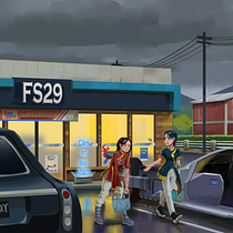 My project for course: Lighting Principles for Digital Painting. Traditional illustration, Digital Illustration, and Digital Painting project by Diệp Hiếu Ngĩa - 08.13.2022