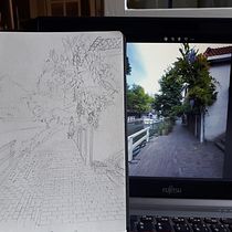 Mein Kursprojekt: Aquarellreiseheft. Traditional illustration, Watercolor Painting, Architectural Illustration, and Sketchbook project by Jens Meier - 08.14.2022