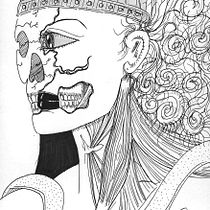 Mi proyecto del curso: Dibujo anatómico de la cabeza humana. Fine Arts, Pencil Drawing, Drawing, Portrait Drawing, Realistic Drawing, and Figure Drawing project by Leire Murugarren Romero - 08.14.2022