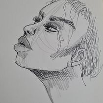 Mi proyecto del curso: Sketchbook de retrato: explora el rostro humano. Projekt z dziedziny Sketching,  R, sunek, Portret,  R, sunek art, st, czn i Sketchbook użytkownika aluminatorres - 15.08.2022