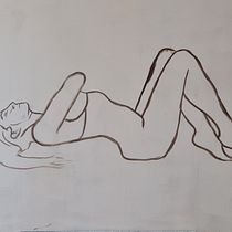 Mi proyecto del curso: Técnicas experimentales de retrato al óleo. Un progetto di Belle arti, Pittura e Pittura ad olio di Carmen López Valcarce - 22.12.2022