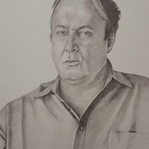Mój projekt z kursu: Realistyczny portret ołówkiem grafitowym. Ilustração tradicional, Artes plásticas, Esboçado, Desenho a lápis, Desenho, Desenho de retrato, Desenho realista, Desenho artístico, e Desenho anatômico projeto de Anna Gruchała - 15.08.2022