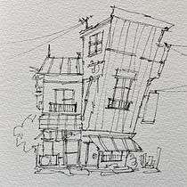 My project for course: Expressive Architectural Sketching with Colored Markers. Sketching, Drawing, Architectural Illustration, Sketchbook & Ink Illustration project by rohitk18 - 08.13.2022