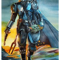 Mi proyecto del curso: Técnicas de acuarela para portadas de cómic. Un progetto di Character design, Fumetto, Disegno e Pittura ad acquerello di Igor Seva Conde - 14.08.2022