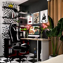 Mi proyecto del curso: Renderizado fotorrealista con SketchUp y V-Ray Next Ein Projekt aus dem Bereich Innenarchitektur, Innendesign, Dekoration von Innenräumen, Innenarchitektur und Retail Design von Jacky Constantino - 16.08.2022
