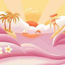 My project for course: Illustration in Photoshop: Enchant with Color and Texture. Digital Illustration, and Traditional illustration project by risa_kuriyama - 08.14.2022