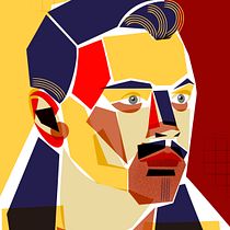 My project for course: Geometric Portraits with Procreate. Un projet de Illustration traditionnelle et Illustration numérique de dj_boulter - 21.08.2022