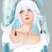 My project for course: Digital Fantasy Portraits with Photoshop - Veibae. Traditional illustration, Drawing, Digital Illustration, Portrait Drawing, Digital Drawing, and Digital Painting project by alexbudnik340 - 08.17.2022