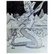 Mi proyecto del curso: Sketchbook fantástico: dibuja personajes desde la imaginación. Traditional illustration, Creativit, Drawing, and Sketchbook project by Frank Murphy - 08.17.2022