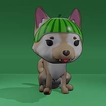 Mi proyecto del curso: Creación de personajes kawaii en 3D con Blender . Een project van Traditionele illustratie, Ontwerp van personages, Digitale illustratie,  3D-modellering y Manga van Paloma Olmos - 13.08.2022