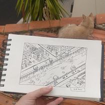 Summer of sketches: The Art of Sketching: Transform Your Doodles into Art Ein Projekt aus dem Bereich Traditionelle Illustration, Bleistiftzeichnung, Zeichnung und Sketchbook von Émélie Philippe - 18.08.2022