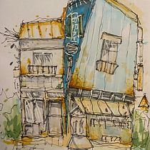 Mi proyecto del curso: Dibujo arquitectónico expresivo con marcadores de colores. Sketching, Drawing, Architectural Illustration, Sketchbook & Ink Illustration project by rodortiz1766 - 08.18.2022