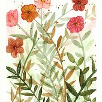 Mi proyecto del curso: Acuarela floral: conecta con la naturaleza. Ilustração tradicional, Pintura, Pintura em aquarela e Ilustração botânica projeto de ALICIA NA - 17.08.2022