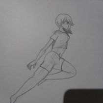 Mi proyecto del curso: Dibujo anatómico para principiantes. Fine Arts, Sketching, Pencil Drawing, Drawing, Realistic Drawing, and Figure Drawing project by elliotsito - 08.18.2022