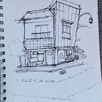 Il mio progetto del corso: Disegno architettonico espressivo con pennarelli colorati. Sketching, Drawing, Architectural Illustration, Sketchbook & Ink Illustration project by Luca Tiengo - 08.18.2022