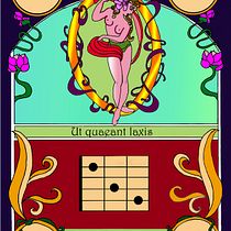 Il mio progetto del corso: carte per creare accordi musicali. Un projet de Design , Illustration traditionnelle, Design graphique, Illustration numérique , et Narration de Ida Costa - 18.08.2022