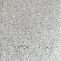 Mon projet du cours : Paysages urbains à l’aquarelle Ein Projekt aus dem Bereich Bildende Künste, Aquarellmalerei und Architektonische Illustration von Alain Deschamps dit Desal - 18.08.2022