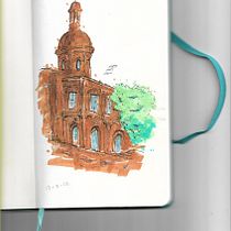 Mi proyecto del curso: Dibujo arquitectónico expresivo con marcadores de colores. Sketching, Drawing, Architectural Illustration, Sketchbook & Ink Illustration project by Waldo Emerson Viapiana - 08.18.2022